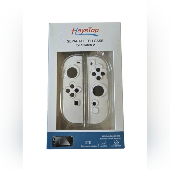 Heys Top Other - Clear TPU Protective Case for Switch 2 Joy-Con Controllers